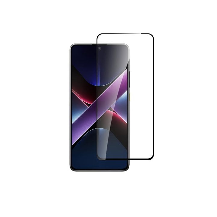 Vivid Full Face Tempered Glass Μαύρο (Poco X7 Pro)