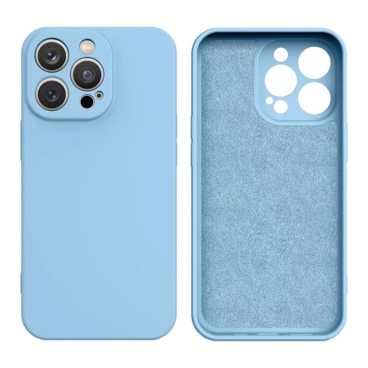 Hurtel Back Cover Σιλικόνης 2mm Light Purple (iPhone 14 Plus)