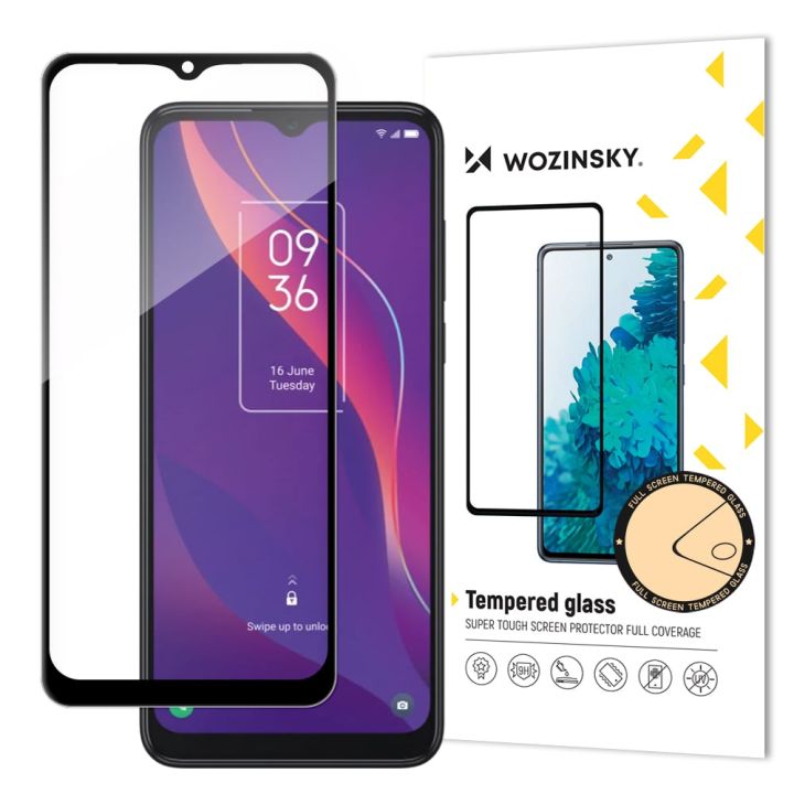 Wozinsky Case Friendly Full Glue Full Face Tempered Glass Μαύρο (TCL 306)