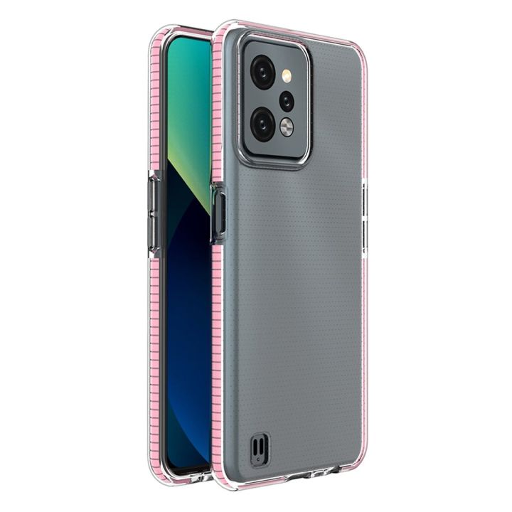 Hurtel Spring Back Cover Σιλικόνης 1mm Light Pink (Realme C31)