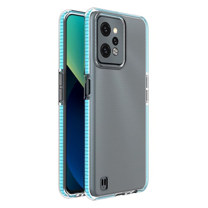 Hurtel Spring Back Cover Σιλικόνης 1mm Light Blue (Realme C31)