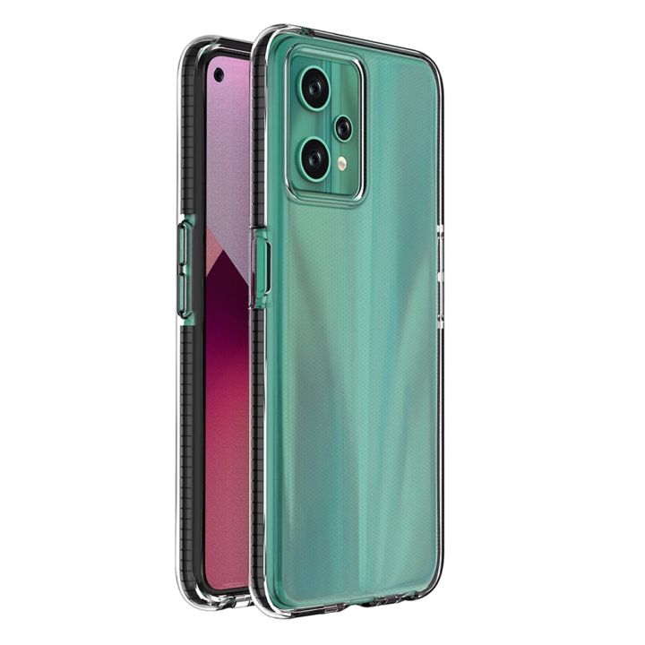 Hurtel Spring Back Cover Σιλικόνης 1mm Μαύρο (Realme 9 5G / 9 Pro)