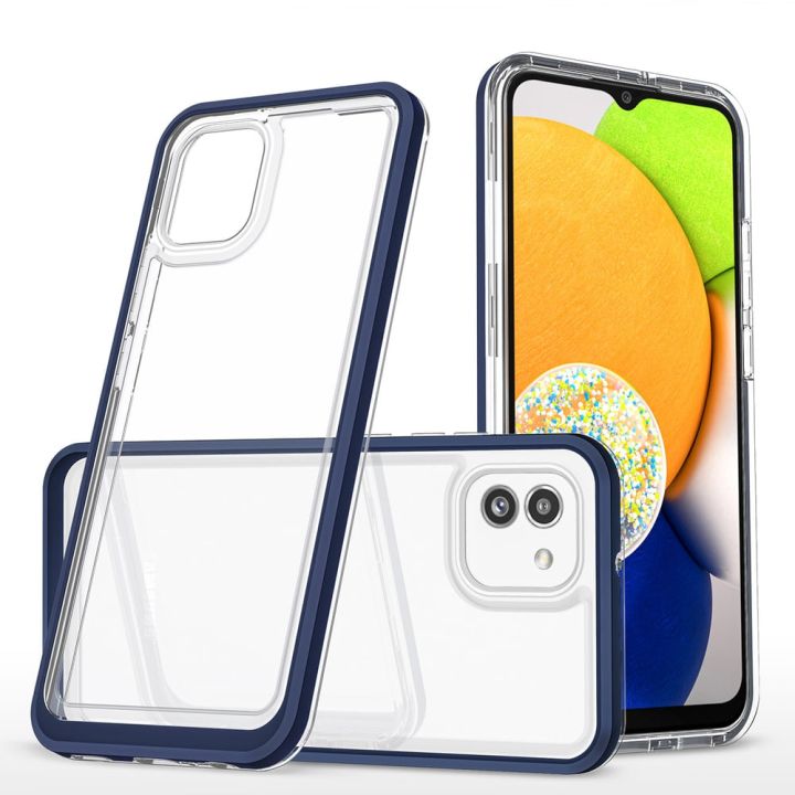 Hurtel Back Cover Πλαστικό / Σιλικόνης 1.1mm Διάφανο (Galaxy A03)