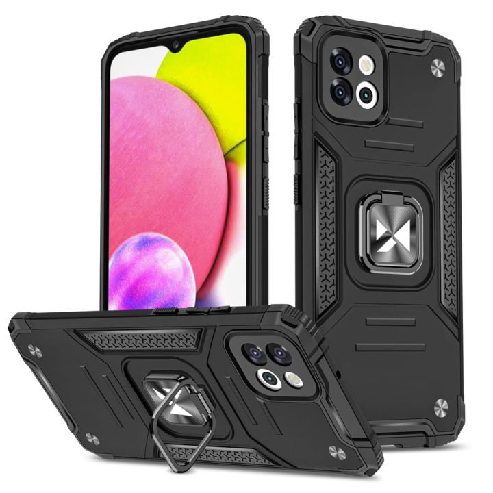 Wozinsky Armored Back Cover Πλαστικό / Σιλικόνης Μαύρο (Galaxy A03)