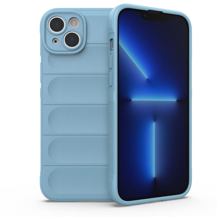 Hurtel Magic Shield Back Cover Σιλικόνης / Πλαστικό Γαλάζιο (iPhone 14 Plus)