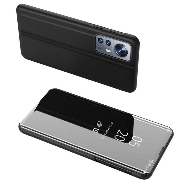Hurtel Clear View Book Πλαστικό Μαύρο (Xiaomi 12 Lite)