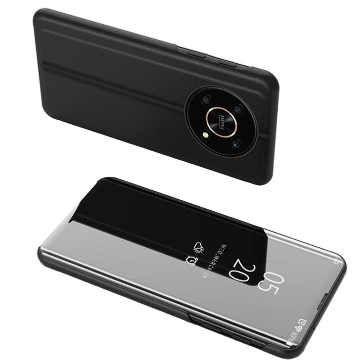 Hurtel Clear View Book Δερματίνης Μαύρο (Honor X9 / X9 5G / X30 / Magic4 Lite)