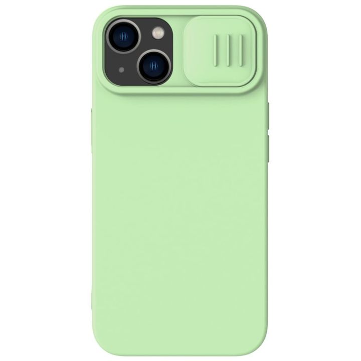 Nillkin Camshield Silky Back Cover Σιλικόνης Mint Green (iPhone 14 Plus)