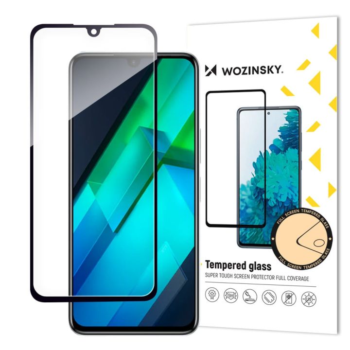 Wozinsky Case Friendly Full Glue Full Face Tempered Glass Μαύρο (Infinix Note 12 G96)