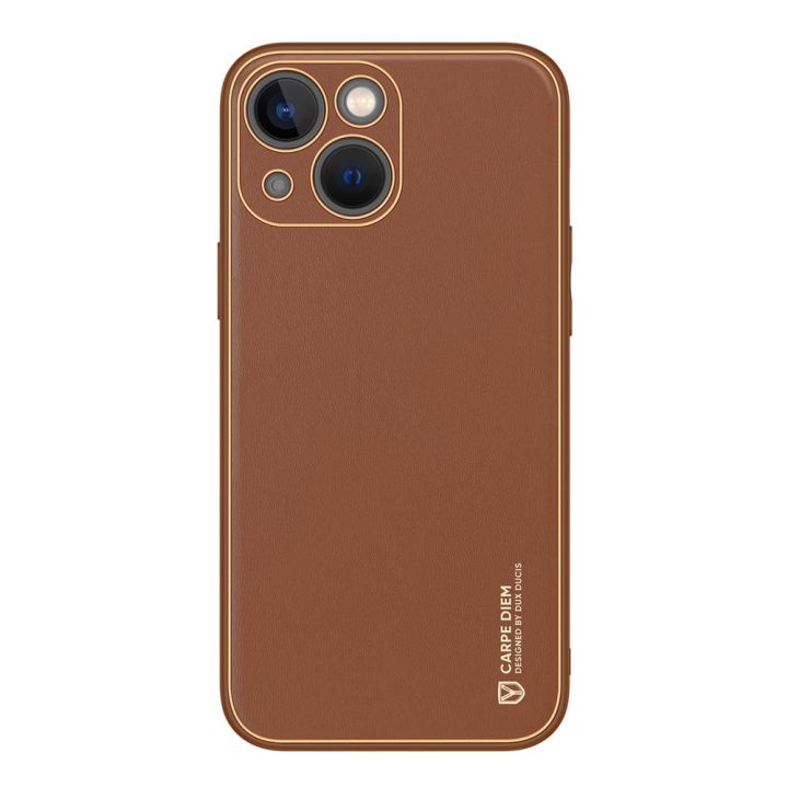 Dux Ducis Yolo Back Cover Δερματίνης / Πλαστικό Καφέ (iPhone 14 Plus)
