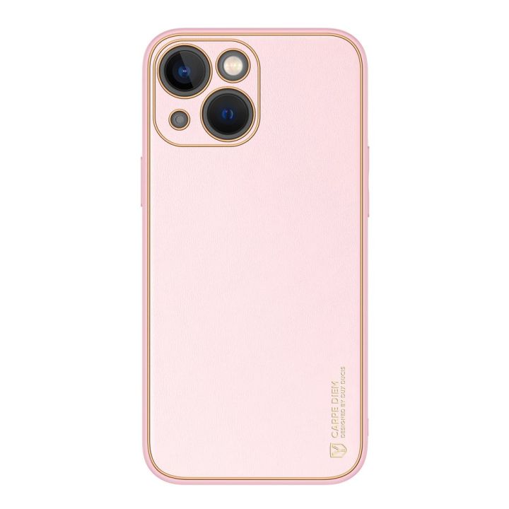 Dux Ducis Yolo Back Cover Δερματίνης Ροζ (iPhone 14 Plus)