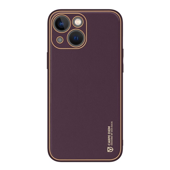 Dux Ducis Yolo Back Cover Δερματίνης Μωβ (iPhone 14 Plus)