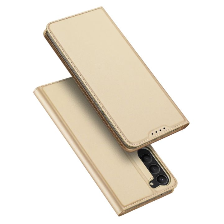 Dux Ducis Skin Pro Book Δερματίνης Gold (Galaxy S23+)
