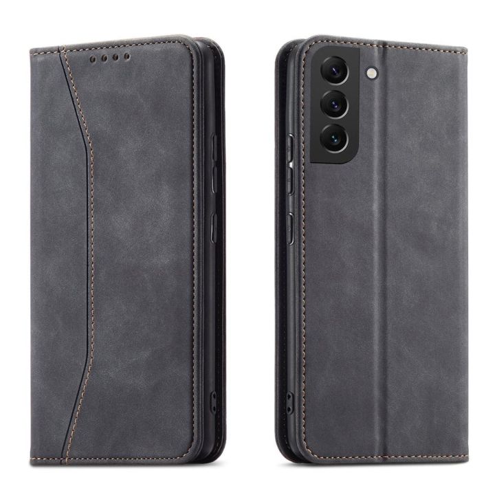 Hurtel Magnet Card Wallet Δερματίνης Μαύρο (Galaxy S23+)