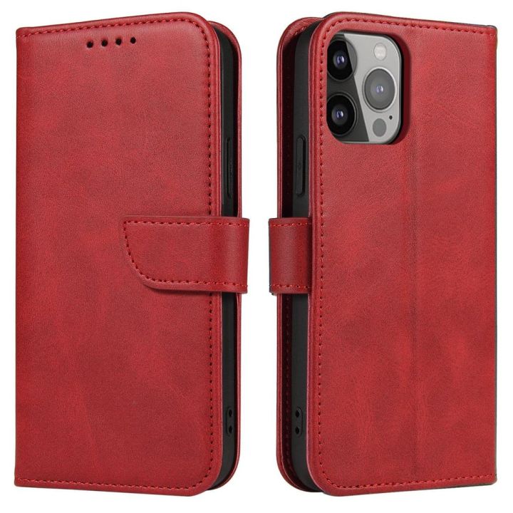 Hurtel Magnet Wallet Δερματίνης Κόκκινο (Galaxy S23+)
