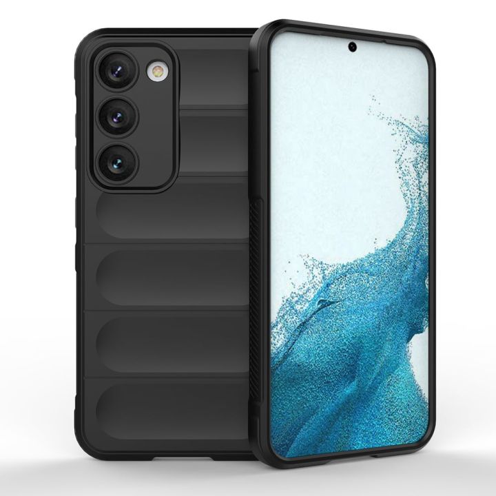 Hurtel Magic Shield Back Cover Πλαστικό / Σιλικόνης Μαύρο (Galaxy S23+)