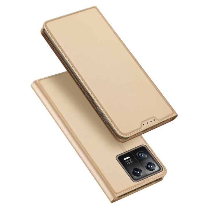 Dux Ducis Skin Pro Book Δερματίνης Χρυσό (Xiaomi 13)