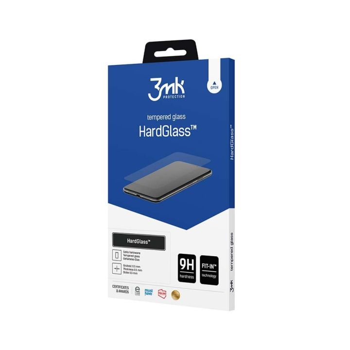3MK HardGlass Full Face Tempered Glass Μαύρο (Motorola Moto G42)