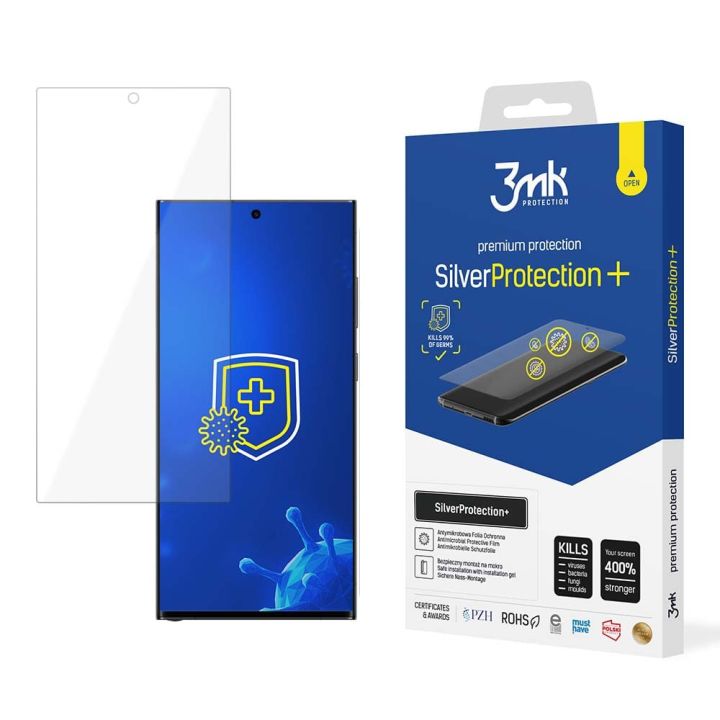 3MK SilverProtection+ Antibacterial Screen Protector (Galaxy S23 Ultra)