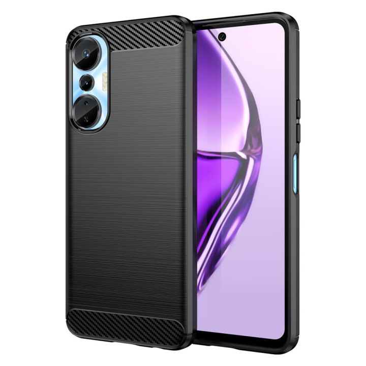 Hurtel Carbon Back Cover Σιλικόνης Μαύρο (Infinix Hot 20S)