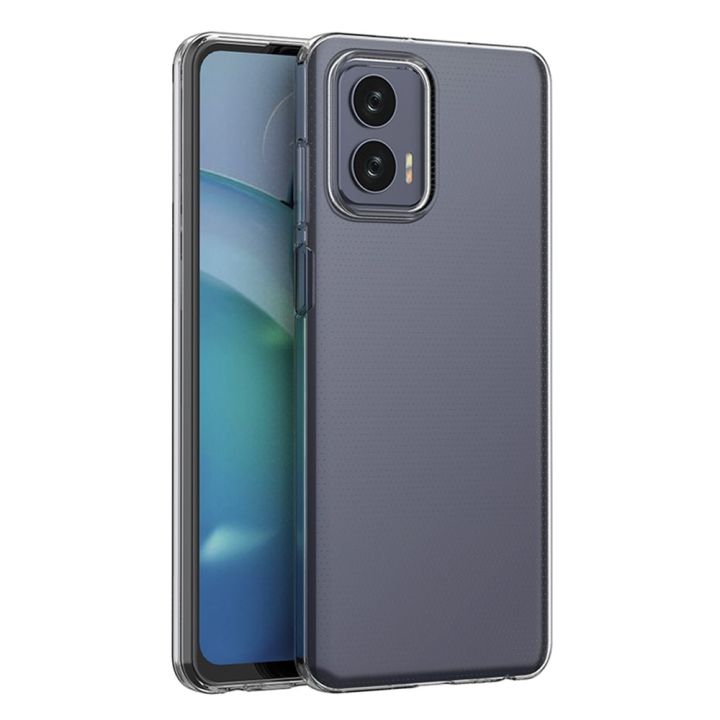 Hurtel Back Cover Σιλικόνης 0.5mm Διάφανο (Moto G73)
