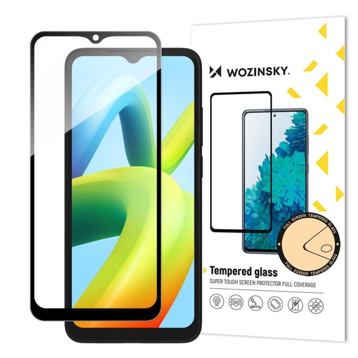 Wozinsky Full Glue Full Face Tempered Glass Μαύρο (Xiaomi Redmi A2, Redmi A1)