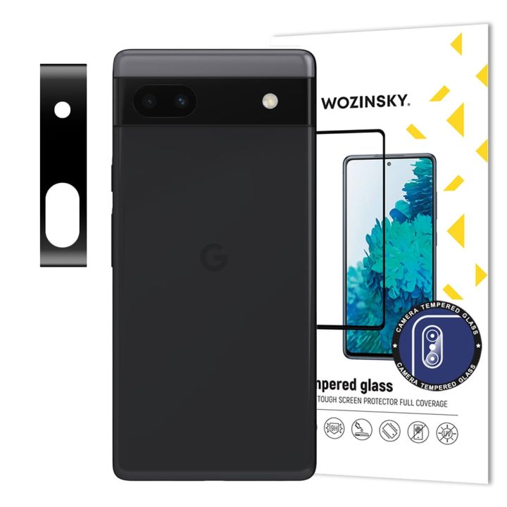 Wozinsky Full Προστασία Κάμερας Tempered Glass Black για το Pixel 6a