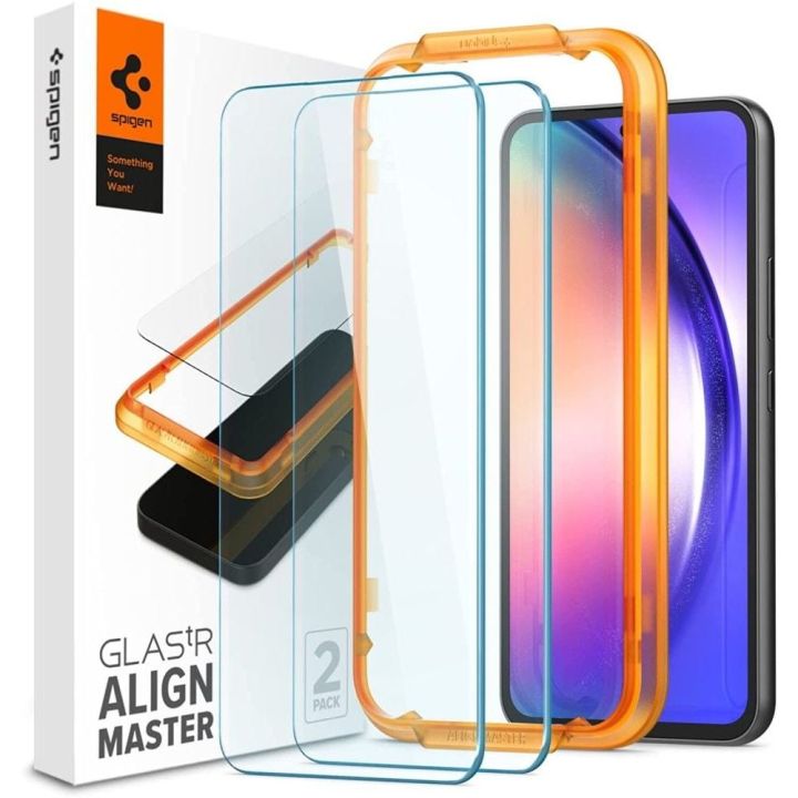 Spigen GLAS.tR ALIGNmaster Full Face Tempered Glass 2τμχ (Galaxy A54)