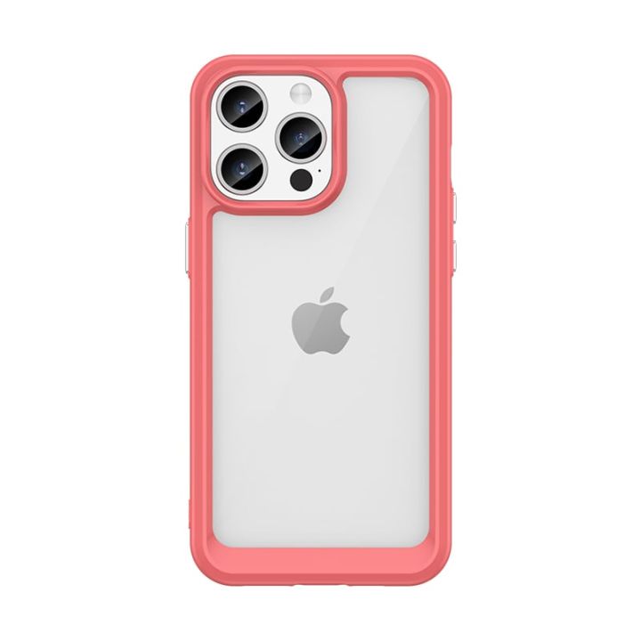 Hurtel Outer Space Back Cover Σιλικόνης Κόκκινο (iPhone 15)