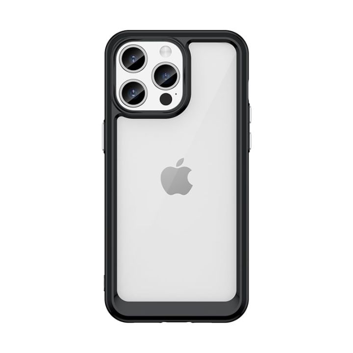 Hurtel Outer Space Back Cover Σιλικόνης Μαύρο (iPhone 15 Pro)