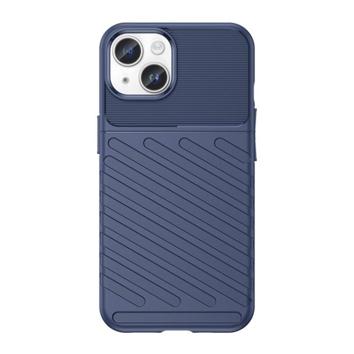 Hurtel Armored Back Cover Σιλικόνης Μπλε (iPhone 15 Plus)