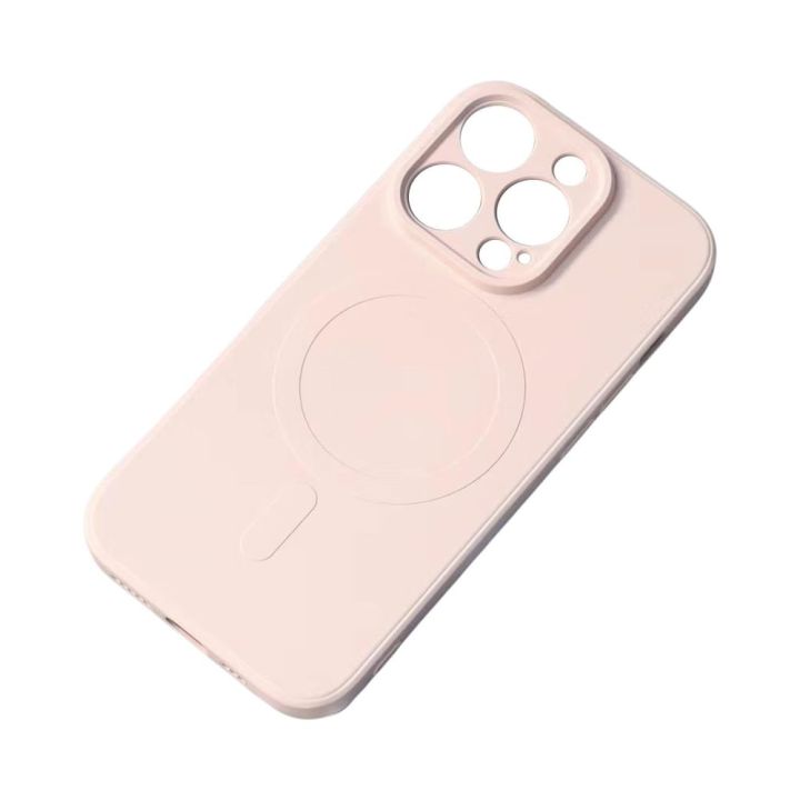 Hurtel Back Cover Σιλικόνης 2mm Μπεζ (iPhone 15 Plus)