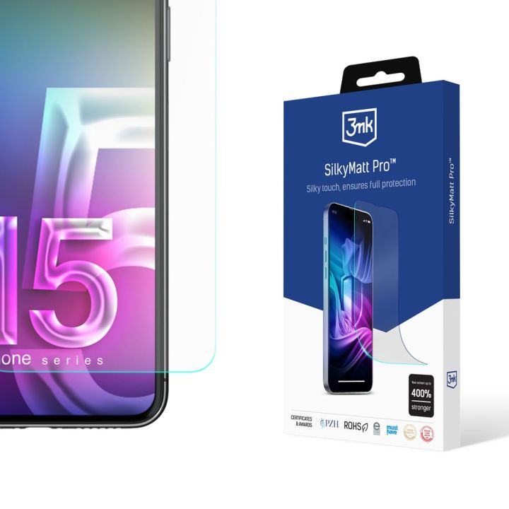 3MK Silky Matt Pro Screen Protector (iPhone 15 Pro Max)