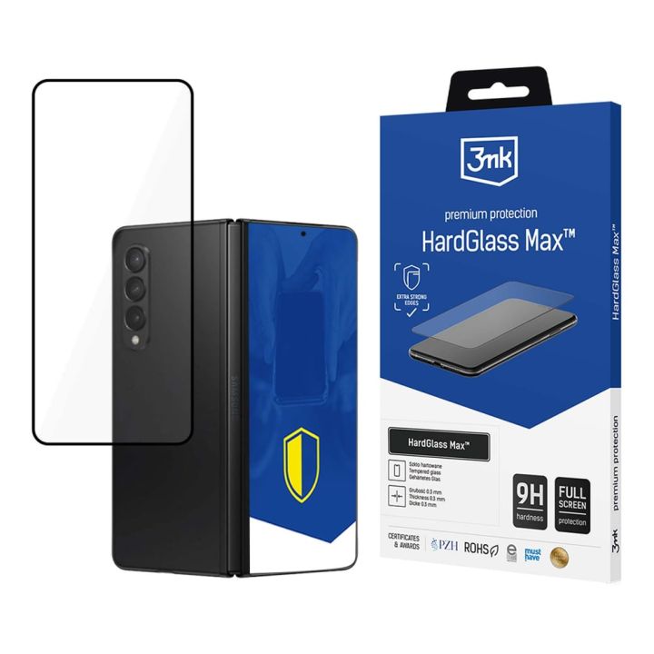 3MK Hardglass Max Full Face Tempered Glass Μαύρο (Galaxy Z Fold5)