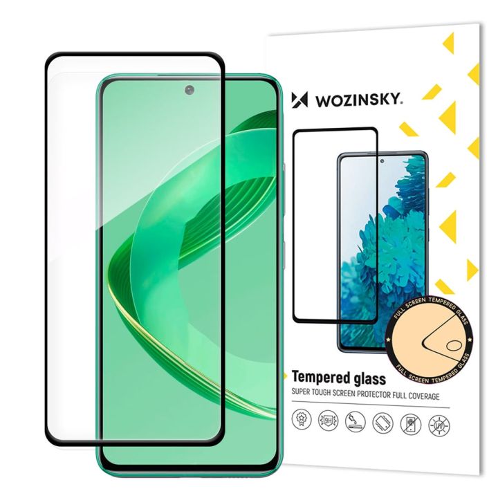 Hurtel Full Glue Full Face Tempered Glass Μαύρο (Huawei Nova 11 SE)