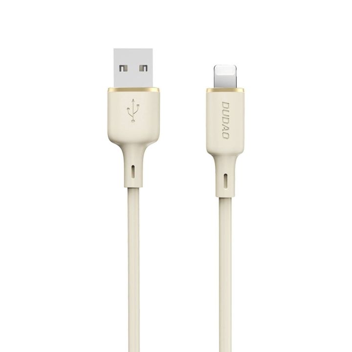 Dudao USB-A to Lightning Cable Μπεζ 1m