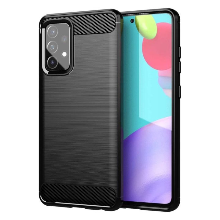Powertech Back Cover Σιλικόνης Μαύρο (Galaxy A72)