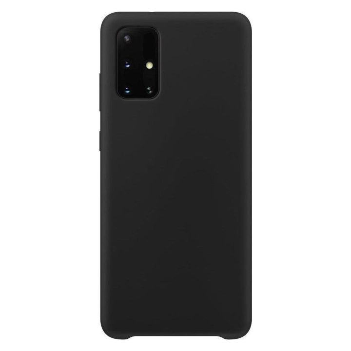 Hurtel Soft Flexible Rubber Back Cover Σιλικόνης Μαύρο (Galaxy A72)