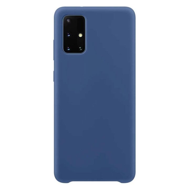 Hurtel Soft Flexible Rubber Back Cover Σιλικόνης Dark Blue (Galaxy A72)