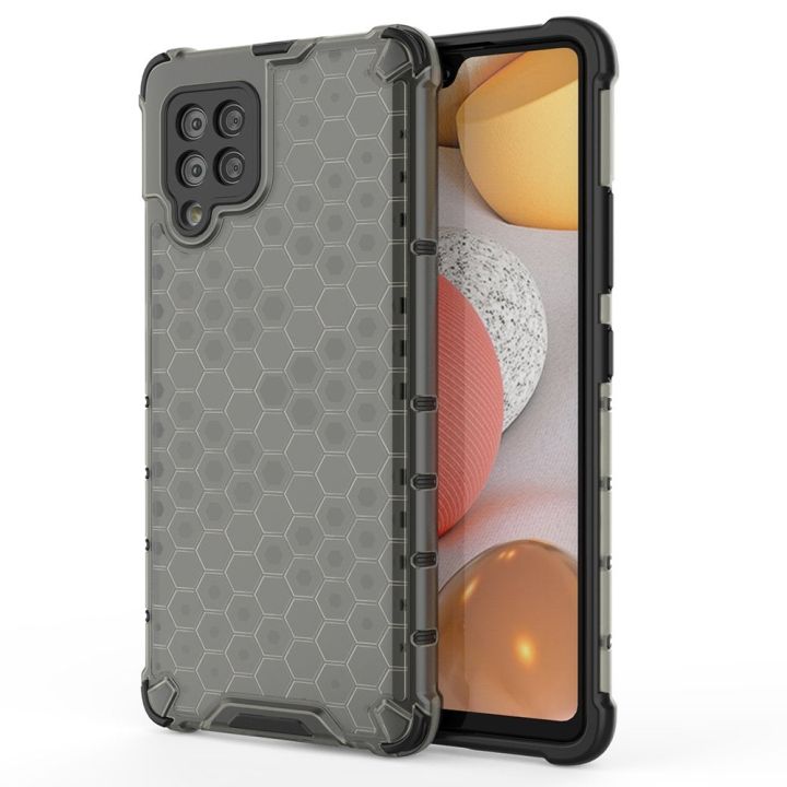 Hurtel Honeycomb Back Cover Πλαστικό Μαύρο (Galaxy A42)