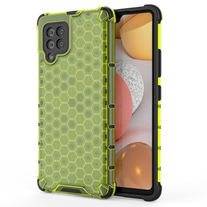 Hurtel Honeycomb Back Cover Πλαστικό Πράσινο (Galaxy A42)