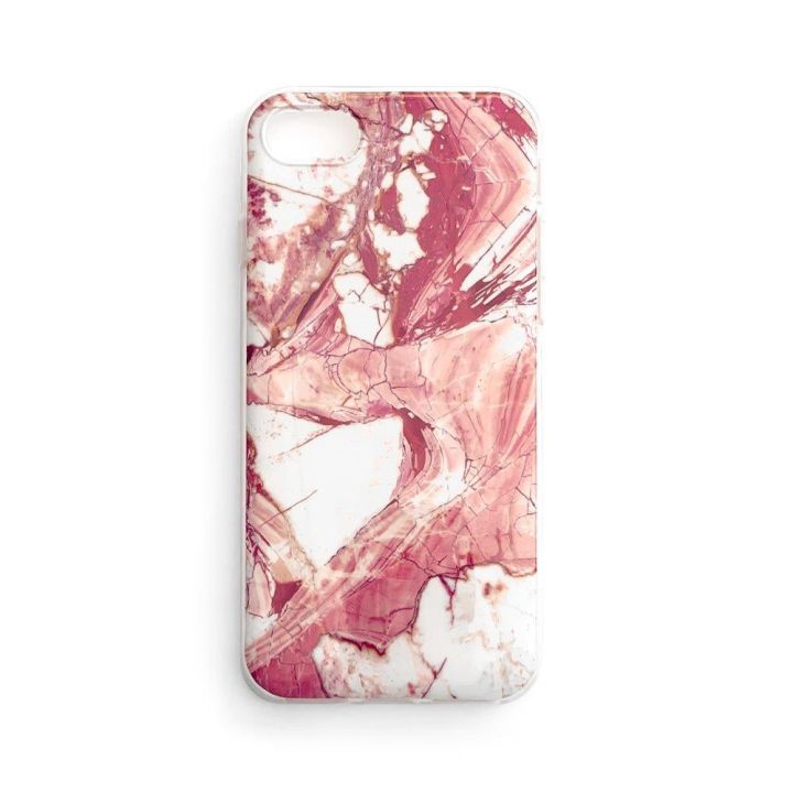 Wozinsky Marble Back Cover Σιλικόνης Ροζ (Galaxy A72)