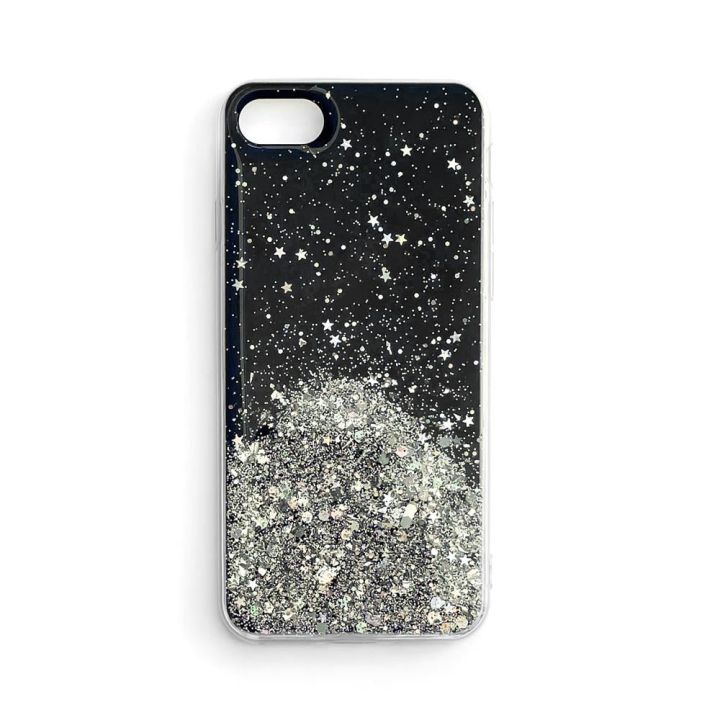 Wozinsky Star Glitter Shining Back Cover Σιλικόνης Μαύρο (Poco F3 / Mi 11i)
