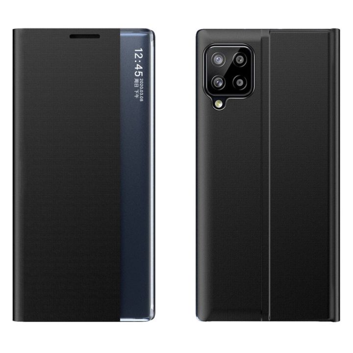 Hurtel Sleep Book Δερματίνης / Πλαστικό Μαύρο (Galaxy A22 4G)