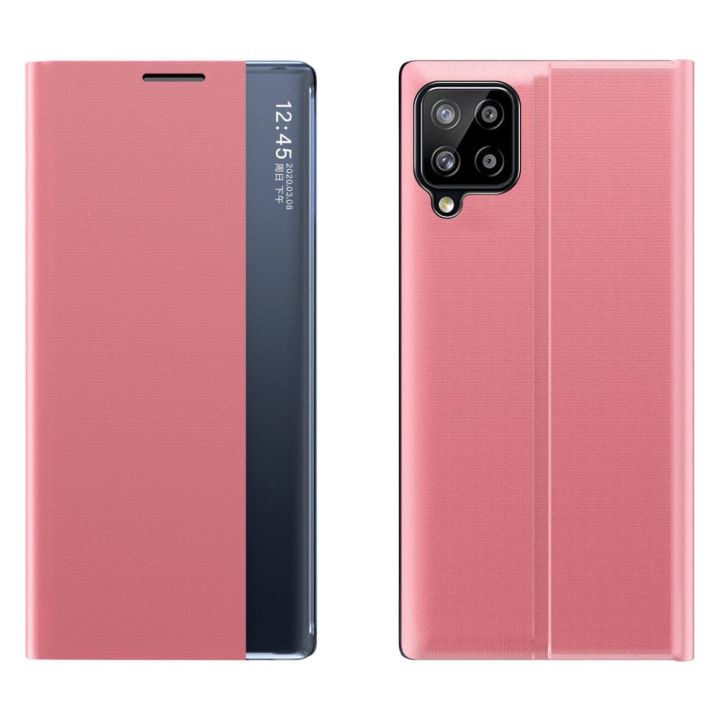 Hurtel Sleep Book Δερματίνης / Πλαστικό Ροζ (Galaxy A22 4G)
