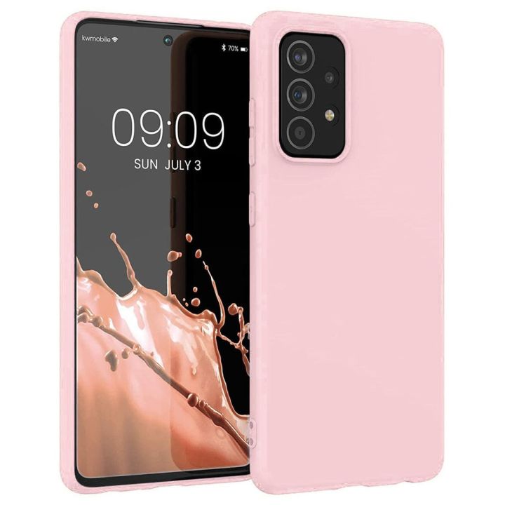 Hurtel Soft Flexible Rubber Back Cover Σιλικόνης Ροζ (Galaxy A22 4G)