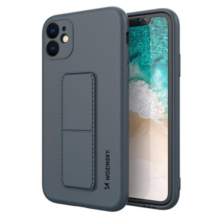Wozinsky Kickstand Back Cover Σιλικόνης Μπλε (Galaxy A22 4G)