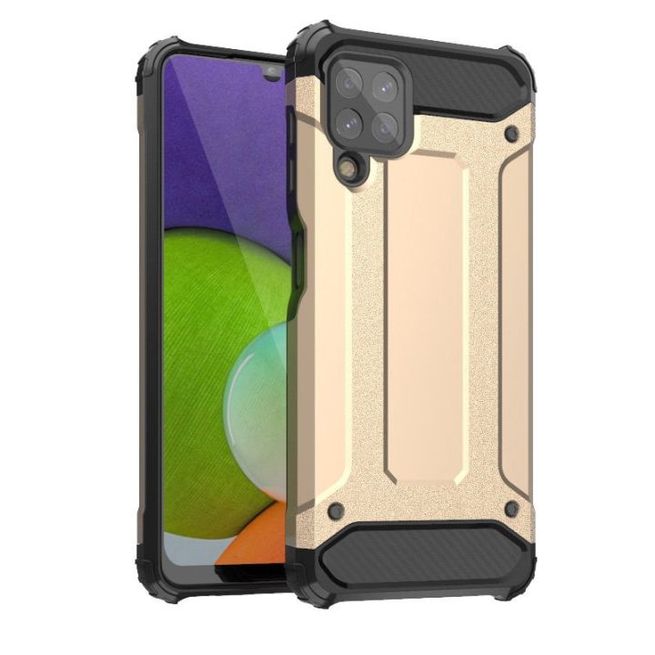Hurtel Hybrid Armor Back Cover Πλαστικό Χρυσό (Galaxy A22 4G)