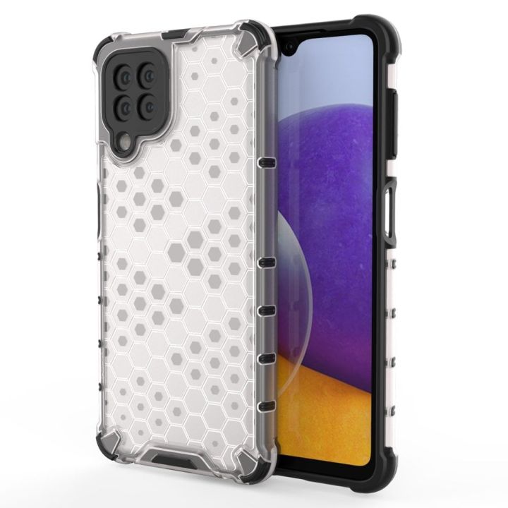 Hurtel Honeycomb Armor Back Cover Σιλικόνης Διάφανο (Galaxy A22 4G)