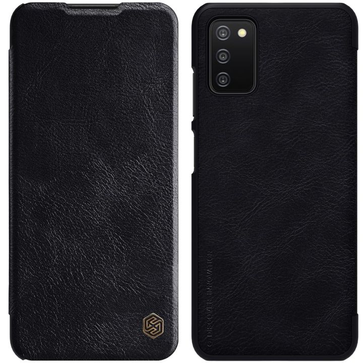 Nillkin Qin Book Δερματίνης Μαύρο (Galaxy A03s)